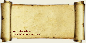 Tina Vićentić vizit kartica